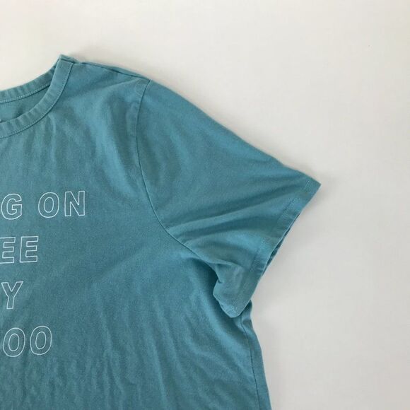 Lane Bryant "Running on Coffee" Tee Women's Plus 18/20 Stretch Knit Crew Neck - Picture 3 of 8